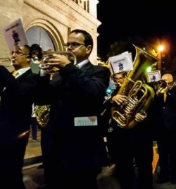 PROCESION EXTRAORDINARIA DE 25 ANIVERSARIO  FUNDACIONAL DE LA HERMANDAD  Y LA COFRADÍA DE NAZARENOS   (ZARAGOZA)