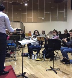 ENSAYO CON EL MAESTRO COMPOSITOR Y DIRECTOR MIGUE ANGEL FONT
