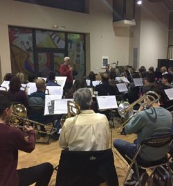 ENSAYO CON EL MAESTRO COMPOSITOR Y DIRECTOR ABEL MORENO