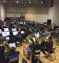 ENSAYO CON EL MAESTRO COMPOSITOR Y DIRECTOR ABEL MORENO
