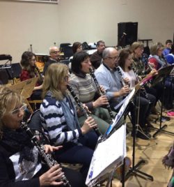ENSAYO CON EL MAESTRO COMPOSITOR Y DIRECTOR MIGUE ANGEL FONT