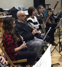 ENSAYO CON EL MAESTRO COMPOSITOR Y DIRECTOR MIGUE ANGEL FONT