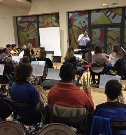 ENSAYO CON EL MAESTRO COMPOSITOR Y DIRECTOR MIGUE ANGEL FONT