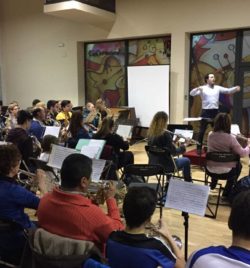 ENSAYO CON EL MAESTRO COMPOSITOR Y DIRECTOR MIGUE ANGEL FONT