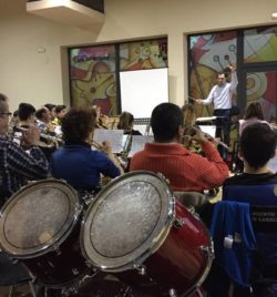 ENSAYO CON EL MAESTRO COMPOSITOR Y DIRECTOR MIGUE ANGEL FONT