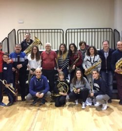ENSAYO CON EL MAESTRO COMPOSITOR Y DIRECTOR ABEL MORENO
