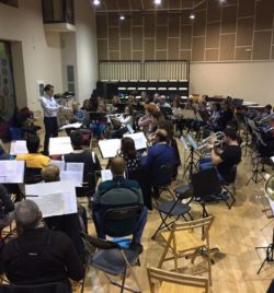ENSAYO CON EL MAESTRO COMPOSITOR Y DIRECTOR MIGUE ANGEL FONT
