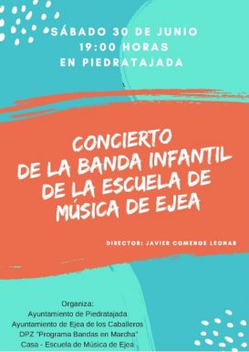 CONCIERTO DE LA BANDA INFANTIL DE LA ESCUELA DE MUSICA DE EJEA