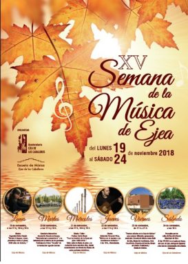 XV SEMANA DE LA MUSICA 2018 – EJEA