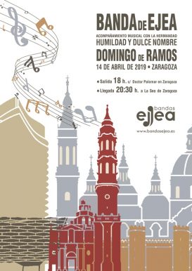 ACOMPAÑAMIENTO MUSICAL DE DOMINGO DE RAMOS EN ZARAGOZA 2019