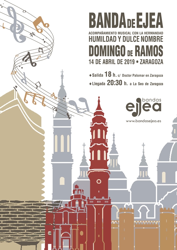 ACOMPAÑAMIENTO MUSICAL DE DOMINGO DE RAMOS EN ZARAGOZA 2019